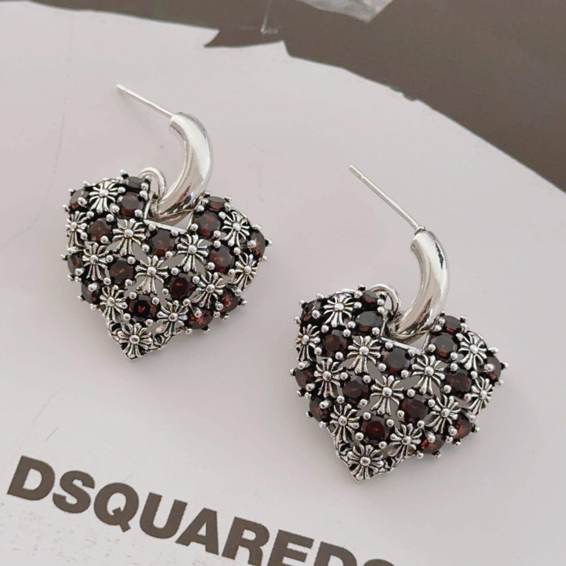 Wholesale Love Zircon Earrings